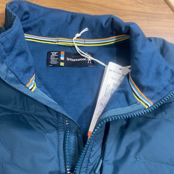 NWT Smartwool Smartloft Vest Men's Small Twilight Blue — $185 Retail - Picture 9 of 10